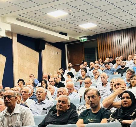 حفل تابين كبير للمناضل سليم الشيخ سليمان في الناصرة